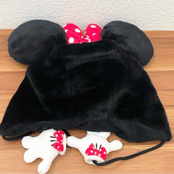 Rare Tokyo Disney Resort Minnie Mouse With Hands Character Fun Cap Hat Unisex - Picture 2 of 16